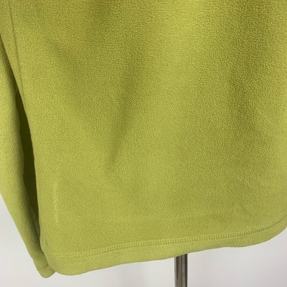 Lands' End Women's Green Fleece Jacket - Picture 4 of 8